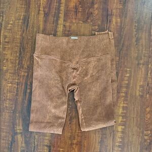 Lazuli Label Acid Wash Copper Brown High Waisted Seamless Leggings
